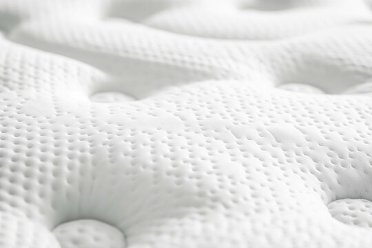Texture of a high-quality mattress in detail