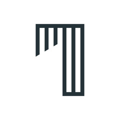 Monogram 7. Number 7. Number 7 design logo. Monogram letter mark 7 logo design. Monogram design vector logo. Monogram number 7 logo design. Simple number 7 monogram. Monogram 7 design logo. 