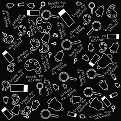 Back to school pattern 