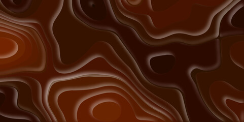 Luxury paper cut with 3D abstract banner background and waves layers topographic canyon map light relief texture background, look like colorful liquify fluid vector seamless pattern with texture.