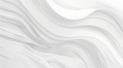 Abstract White Curved Lines Background