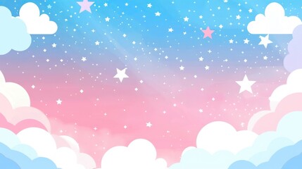 sunny weather beautiful pink clouds