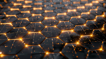 Obraz premium Abstract tech grid pattern