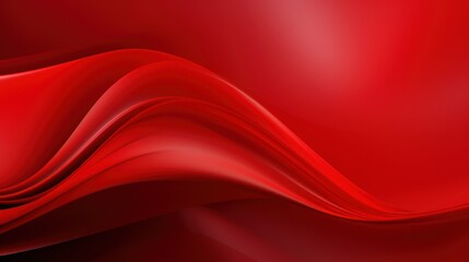 Abstract Red Wave Background