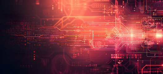 Fototapeta premium Background conceptual image of digital 3d icons