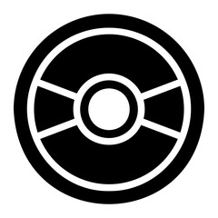 Obraz premium cd Solid icon