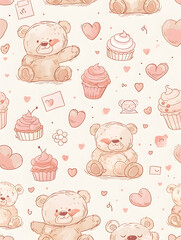 Valentine's Day cartoon cards