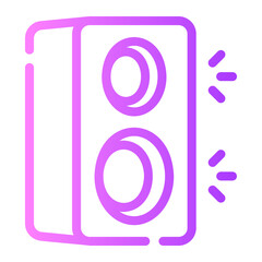 speaker Line Gradient Icon