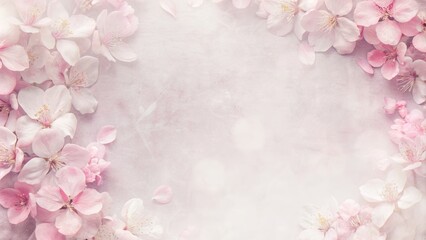 Fototapeta premium Soft floral background with delicate petals and muted colors, floral, background, soft, delicate, petals, muted, colors, pastel