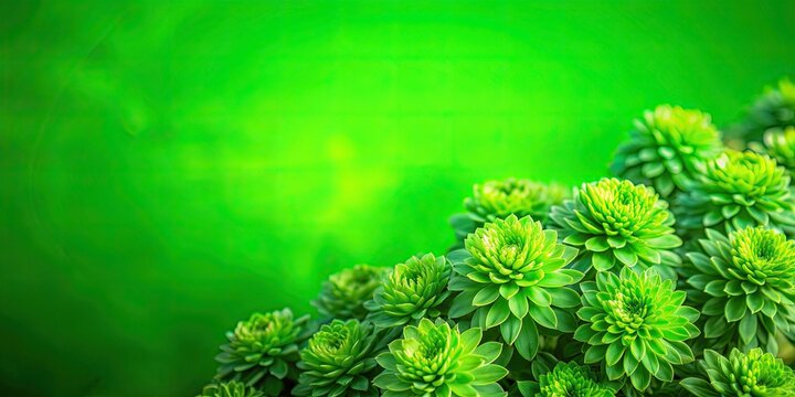 Vibrant green background with attention-grabbing visuals, bright, vivid, colorful, gradient, abstract, design, texture, nature