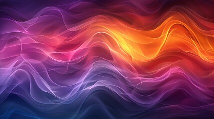 Fototapeta premium Abstract Wavy Background with Vibrant Colors