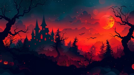Spectral Citadel of Shadows: A Halloween Night's Tale