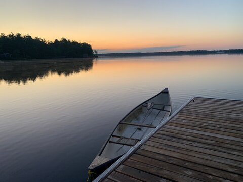 Morning Mist, Muskoka Cottage