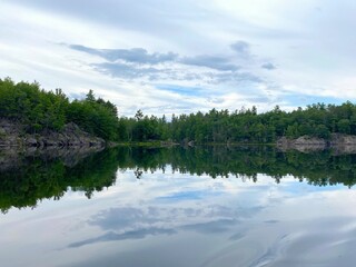 Muskoka Lake Reflection