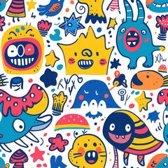 Abstract Monster Mash Party