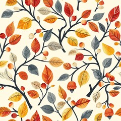 Autumn Tapestry: A Symphony of Golden Hues and Earthy Tones