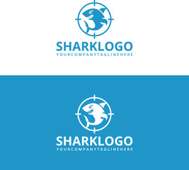 Shark Logo Design Template creative and modern