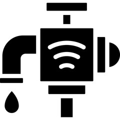 smart water tap icon