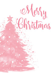 Merry Christmas watercolor vector  illustration,  watercolor Christmas cards, Christmas Digital Prints, T-shirt Prints, Christmas T-shirt prints