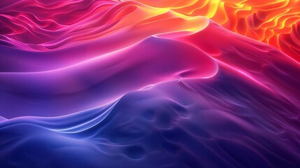 Fototapeta premium Abstract Colorful Gradient Landscape