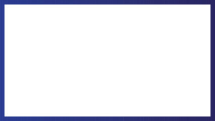 Obraz premium Blue and Dark Blue colors Frame 16:9 Ratio Size Transparent Rectangle Frame