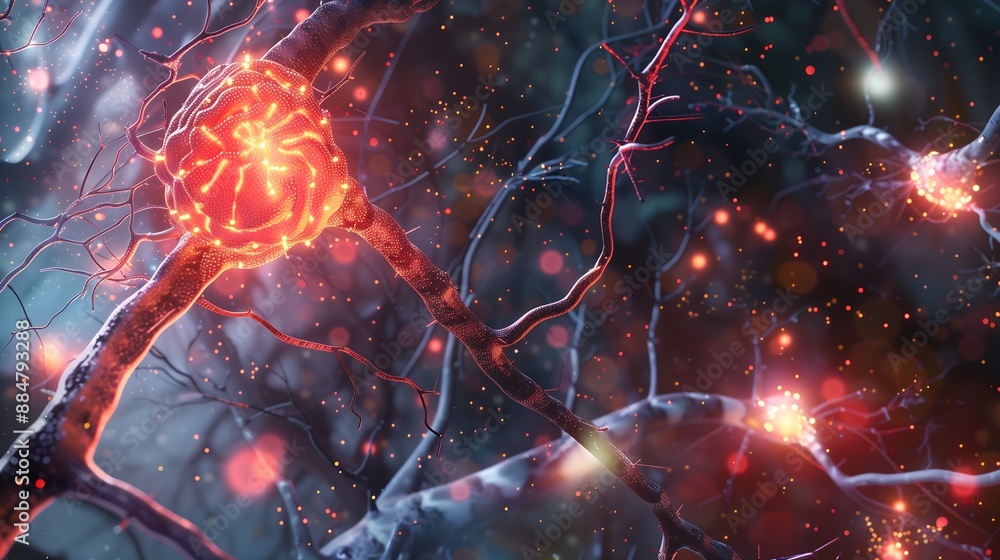 Poster neural network transfer function, showing a direct brain-computer