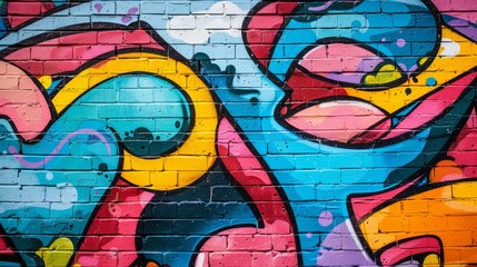 graffiti wall background 