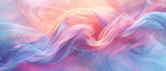 Pastel Gradient Flowing Abstract Background