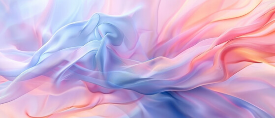Obraz premium Pastel Gradient Flowing Abstract Background