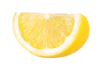 slice lemon fruit isolated, Fresh and Juicy Lemon, transparent PNG, PNG format, cut out