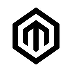 Web line modern color full logo design