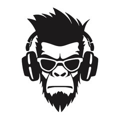 monkey silhouette