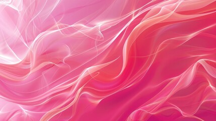 Obraz premium Abstract Pink and White Swirls