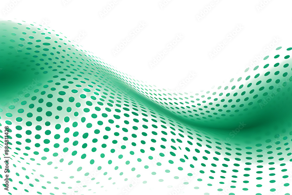Poster abstract halftone wave dotted background with futuristic twisted grunge pattern and dot circles – ve