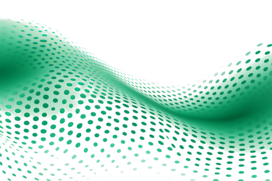 Abstract halftone wave dotted background with futuristic twisted grunge pattern and dot circles – vector modern optical pop art texture for posters, business cards, covers, labels mock-up, stickers la