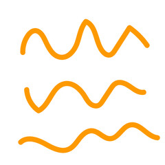 Brown neutral squiggly lines vectors
