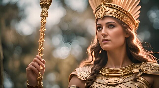 Athena. The Goddess of Wisdom