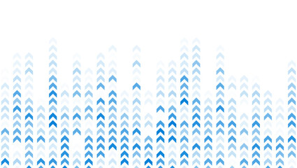 Blue minimal arrows elements abstract geometric background. Vector technology design