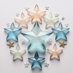 Obraz premium 透明のスター
