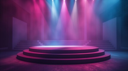 Neon Stage Spotlight