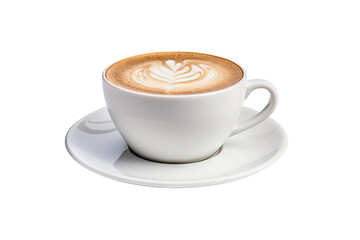 High-resolution coffee cup PNG with transparent background ideal for digital design projects, cafeteria branding, menu templates, and morning beverage illustrations