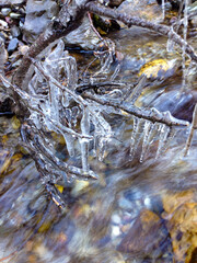 ice on the river