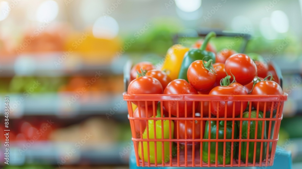 Poster user-friendly internet marketplace for food shopping and retail with seamless experience, ideal for 