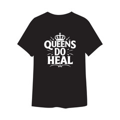 Queens Do Heal Premium Vector Template