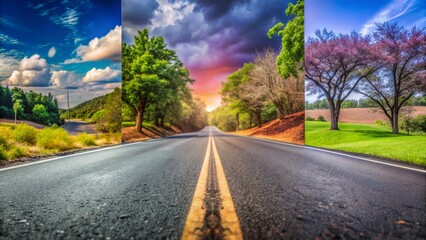 Fototapeta premium road