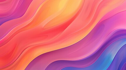 Obraz premium Vibrant abstract background blending DX and human creativity, diverse entities symbolized through colors and unified by AI.