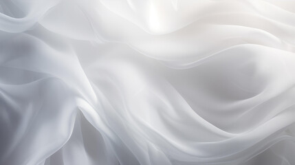 Obraz premium Elegant white fabric texture perfect for weddings, interiors, and background designs.