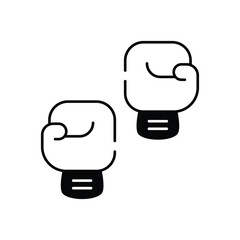 Boxing Gloves vector icon