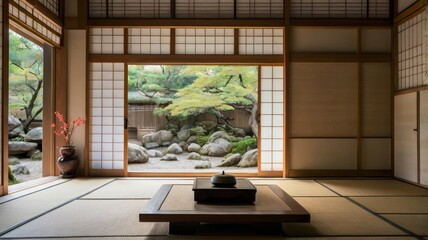 japanese garden in the garden
