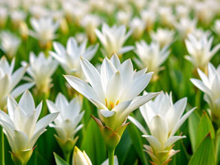 Obraz premium white spring flowers, nature, plant, purple, flowers, blossom, garden, beauty, white, grass, macro, bloom, flora, violet, petal